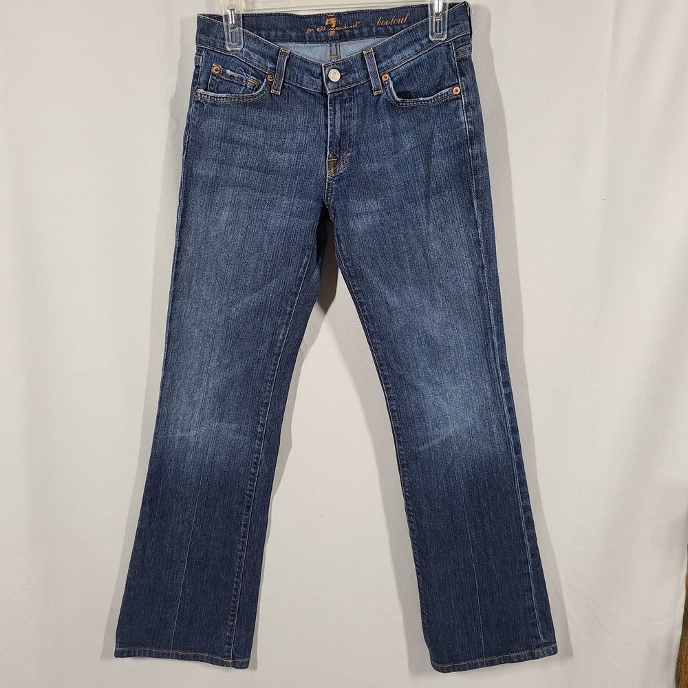 7 For All Mankind Jeans Bootcut Low Rise 28